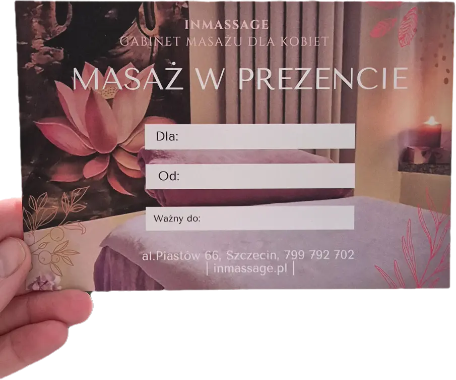 Bon podarunkowy InMassage